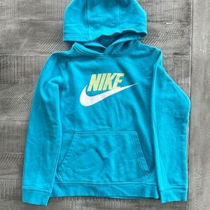 Like New! Nike Boys Turquoise Pullover Hoodie - Size L